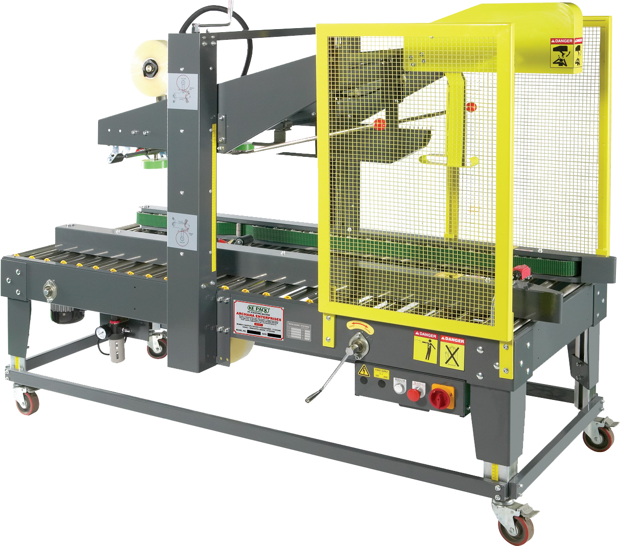 KE 707 FULLY Auto Flap Folding & Carton Sealing Machine